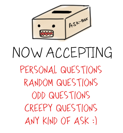 sakurainoyurilove:  idodeadchicks:  Yeah, what that says^^^  I request questions