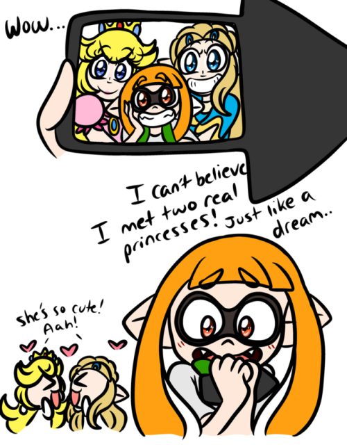 kira-vera: first time meeting princesses!