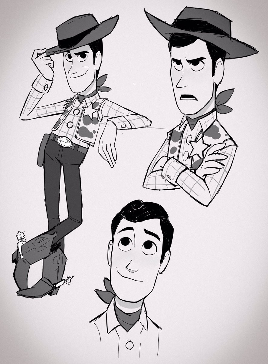 rollingrabbit: I watched all the toy story films in one weekend and then I drew woody