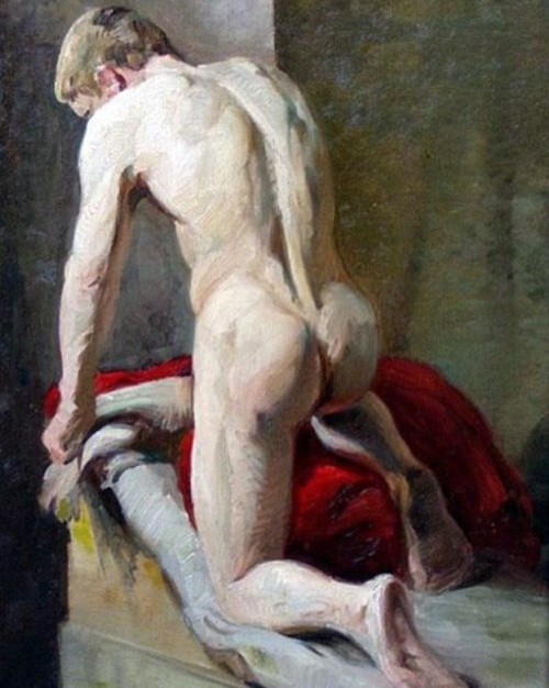 antonio-m:‘Male nude’ by Carl Budtz-Møller