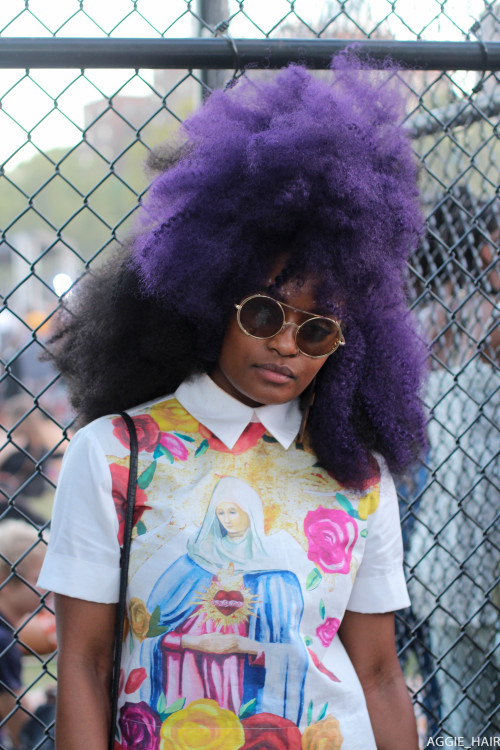 aggienes:  Purples of Afropunk 2016 by Aggie_nes (IG) Aggie_hair (IG) Aggienes (Tumblr) Please tag models  @lets-tumblee 