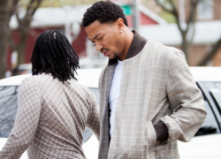 hoops-loop:  Regardless of how you feel towards Derrick Rose the basketball player, you have to respect him as a man. Today the Bulls star attended the funeral of slain Chicago native Endia Martin and he did so unannounced. Being from Chitown, D Rose