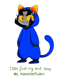 humming-the-bassline:  Nepeta’s typing