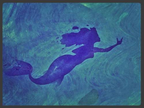 Mermaid Series: Come Back To Me. Acrylic painting by me edited digitally for effect. #art #artwork #