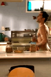 el-mago-de-guapos: Jared Turner  Go Girls 1x11 (also shirtless Jay Ryan walks in on him) “I might just umm…” Click here to catch Jay Ryan naked! 
