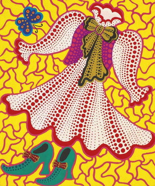 jareckiworld:  Yayoi Kusama — Death of a Doll   (acrylic & oil on canvas, 1989)