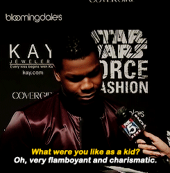 walnutfiredepartment:bb8beepbeep:John Boyega on what he was like as a kidOnly reblogging for this si
