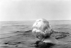 lauramcphee:  [Woman in the sea], from Fluchtgedanken, c1977(André Gelpke) 