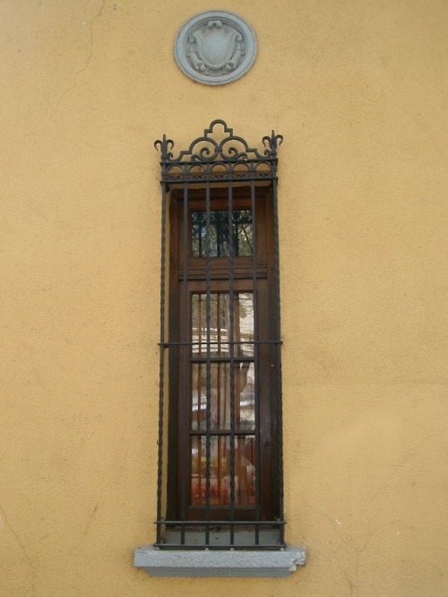Ventana con parrilla de hierro forjado, Mendoza, 2008.