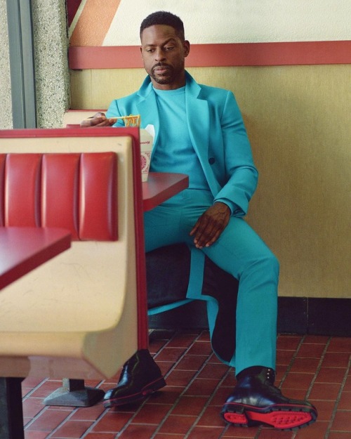 rominatrix:  Sterling K. Brown for In Style Magazine. Photos by Robbie Fimmano. [x source]