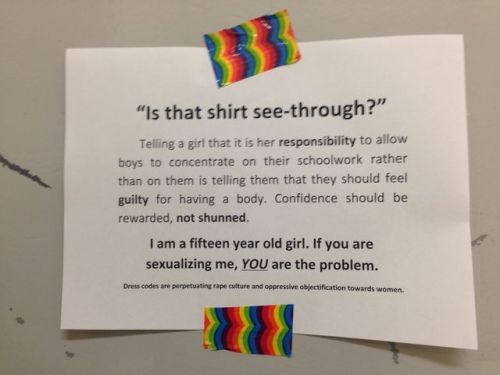 radicalmuscle:housewifeswag:harrysflaccidcock:Someone at my school made these in response to my prin