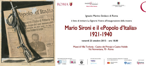 Mario Sironi and the illustratrions for “Il Popolo d’Italia” (the People of I