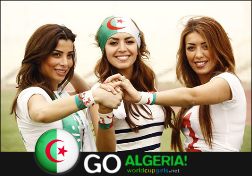 GO ALGERIA! Support Algeria vs Germany, get a badge and spread the love: http://worldcupgirls.net/go