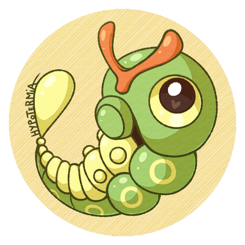 December Pokémon Challenge 2021, 18/31: Caterpieit’s worm time again(wanna suggest a pokémon for me 