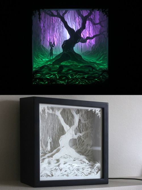 archiemcphee:The Department of Phenomenal Papercraft loves these enchanting narrative Dreamboxes, pa