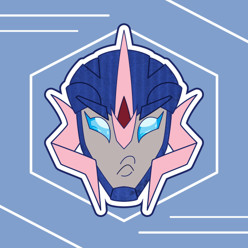 Arcee, because someone had to have a grumpy face