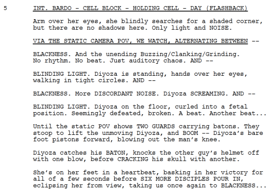 Hope you enjoyed “Nakara,” written by Erica Meredith and directed by PJ Pesce. First up, we have Diyoza going for the jugular in the epic teaser sequence.  