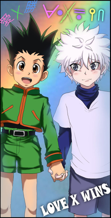 A Hunter x Hunter sticker I will be giving out during Otakon 2015.