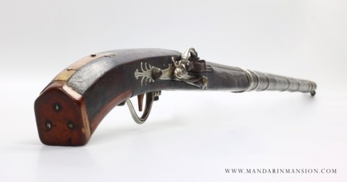 Vietnamese matchlock musket, 19th century.from Mandarin Mansion