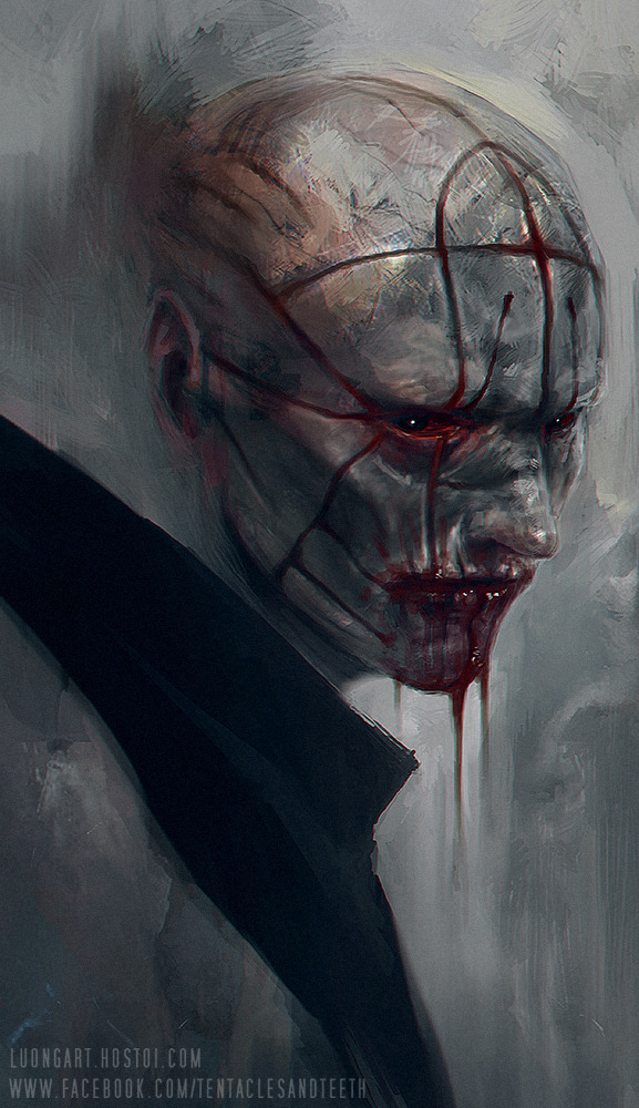 midnightmurdershow:Blood Creature? Cenobite? by TentaclesandTeeth 
