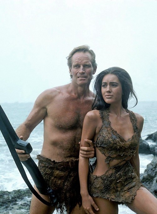 quealboroto: Charlton Heston and Linda Harrison - Planet of the Apes (1968)