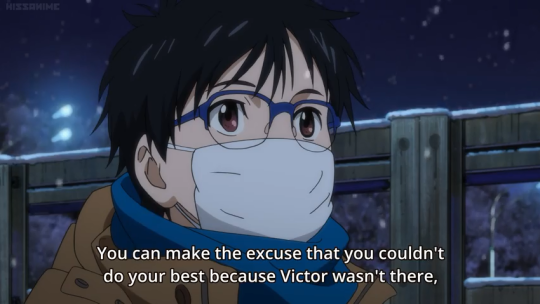 akaname-tanuma:   Honestly Yurio was so precious this episode??? His angry thing is seeming more and more like fun rivalry than hate. I mean. His reaction to his own great performance was    Excited and lighthearted, and though he did make a callout to