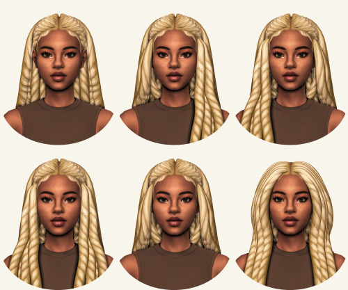 sheabuttyr: twists collection Here is a revamp of my twists hairs that I released throughout the yea