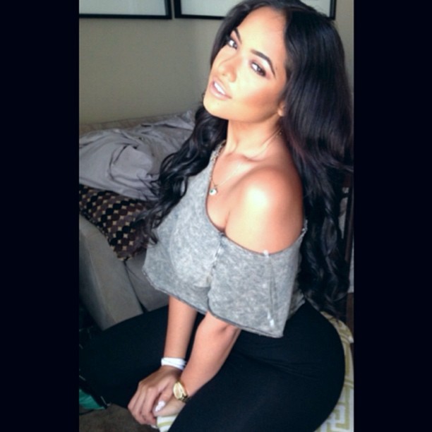 stephsdope:  Heyyy Santi 👑 #nofilter 