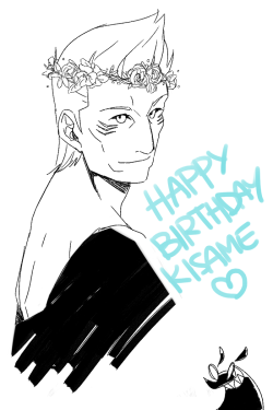 mistawolfie:  Happy Birthday Kisame! Sorry