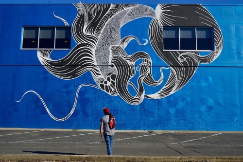 mural by Maren Conrad, Sacramento, 2018