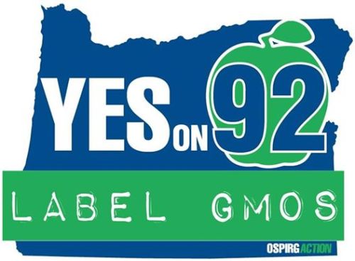 Yes on 92 in Oregon - Please help support the labeling initiative in Oregon by voting YES on 92 to l