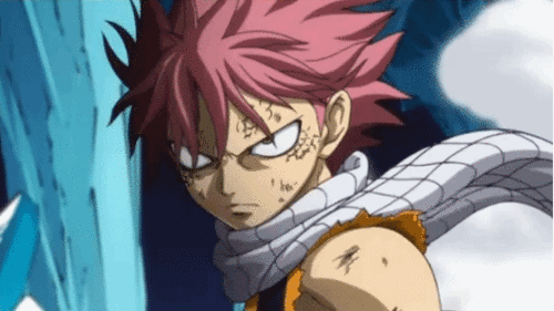 Favorite fighter anime “Fairy Tail” Despite all the erotic scenes in the series, this one always have nice fights haha