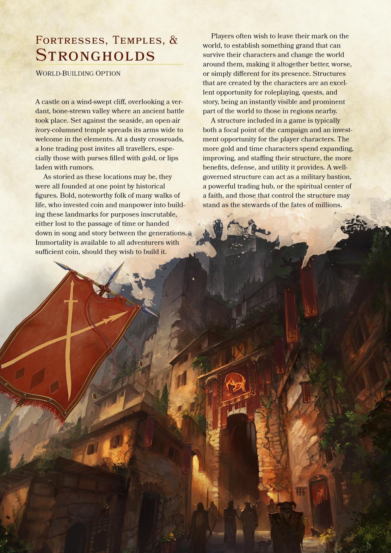 {WH} Fortresses, Temples, & Strongholds, rules for building and customizing  player-owned structures! - Dungeon Masters Guild | Dungeon Masters Guild