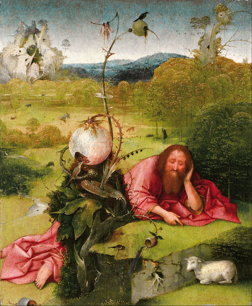 St. John the Baptist in the Desert, Hieronymus Bosch, ca. 1500