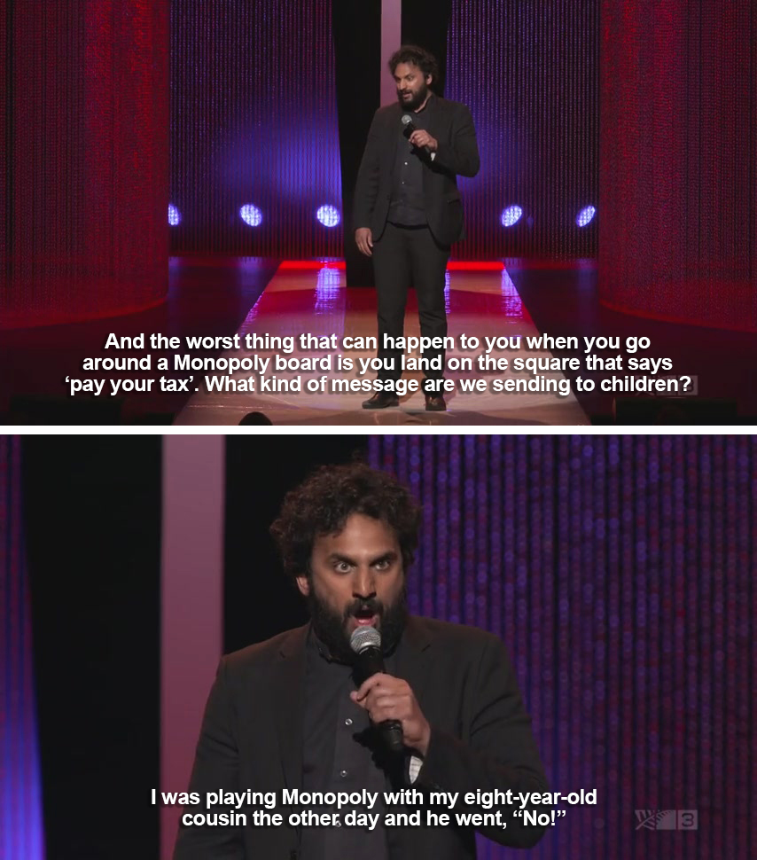 sandandglass:  Nish Kumar, NZ International Comedy Gala 2016  