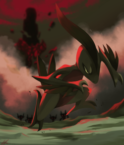rock-bomber:  December PokeDex Challenge: Day27 [COOLEST] Grovyle by Rock-Bomber Pokemon Mystery Dungeon: Explorers of Darkness/Time/Sky did this to me…  
