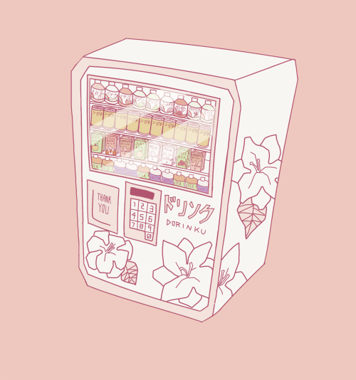 I Decided 2 Draw A Cute Vending Machine