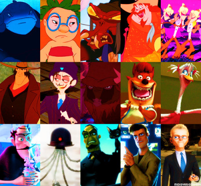 Walt Disney Animation Studios villains by the eras... - Tumbex
