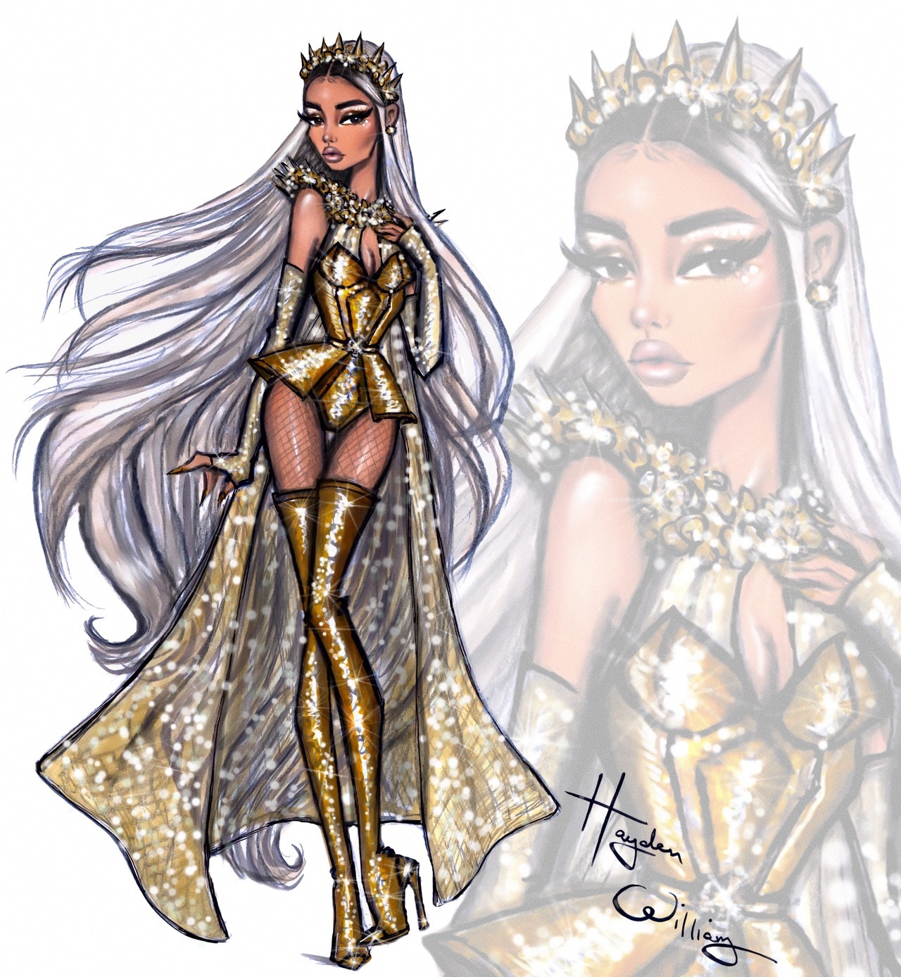 haydenwilliamsillustrations: Ariana Grande ‘Sweetener’ collection by Hayden Williams.