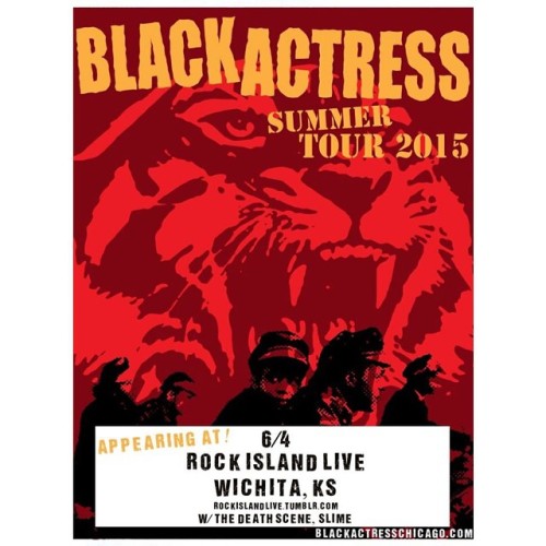 High octane Rock N Roll tonight with @BlackActressChicago! (at Rock Island Live)