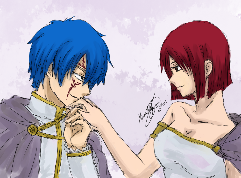 mitcheu:  Jerza Week | Day 3   ✿ DiamondsI don’t want horses or diamonds. I’m