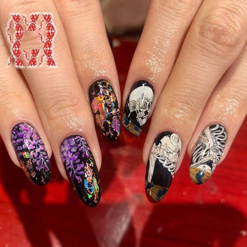 Japanese style nail arts！Produced by @nailsalonavarice_harajuku Call us for appointments!!(+81)3-643