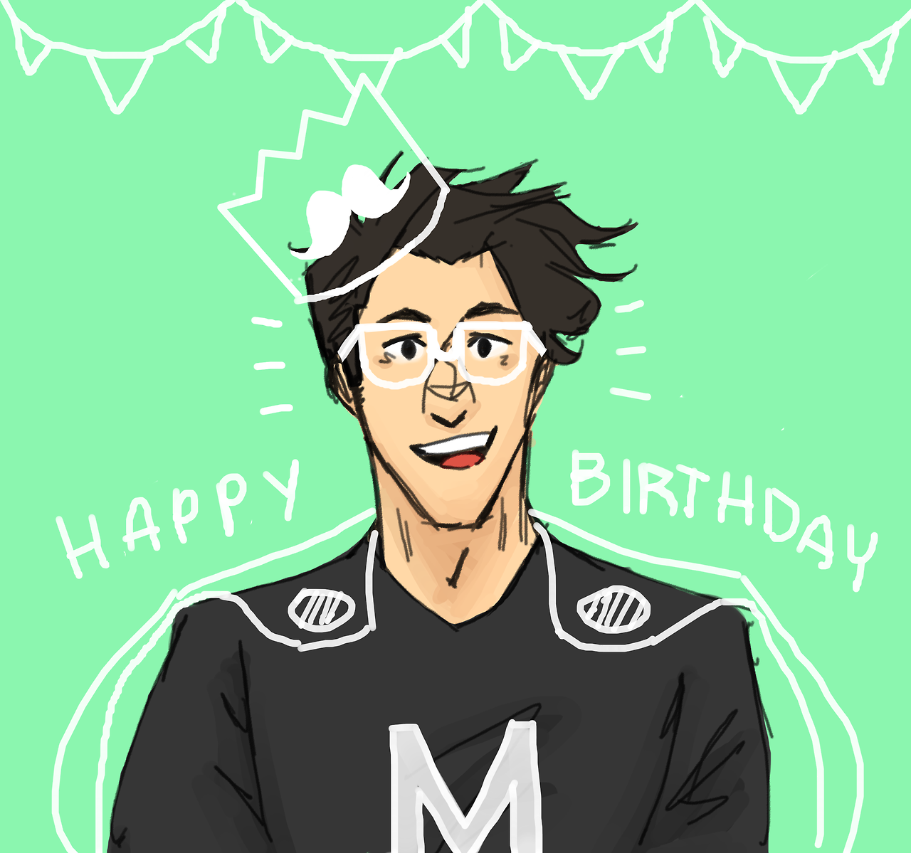 artist-in-space:  HAPPY BIRTHDAY TO THE BIRTHDAY GUY @markiplier!Thanks for everything