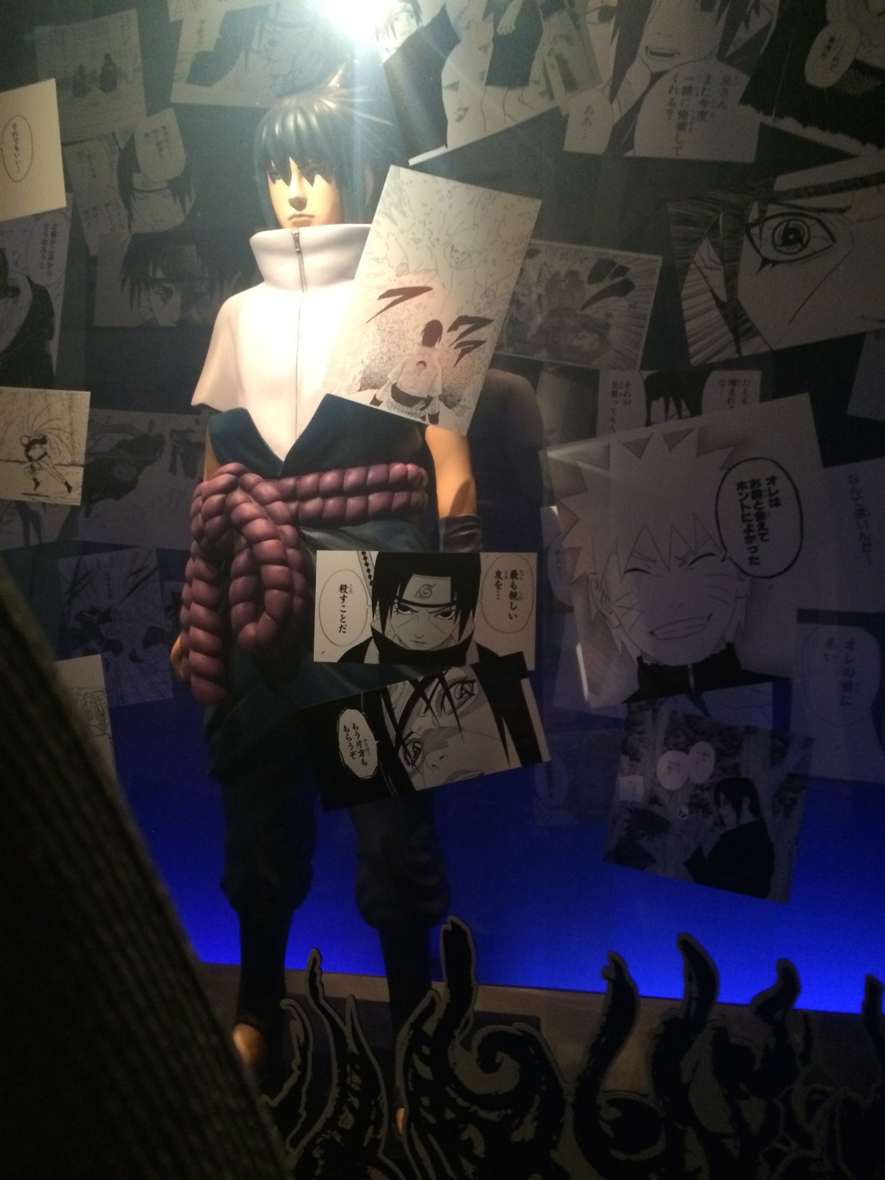 lipstickramen:  Continuation of the Naruto Exhibit pictures!The top picture is a