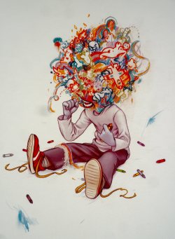 fer1972:  Crayon Eater by James Jean 