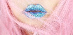 michellemoe:  Glitter Lip Tutorial 