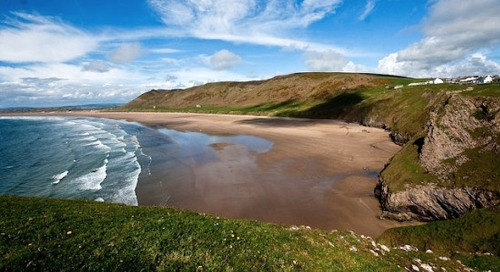 ecowatchorg:7 of the World’s Most Threatened BeachesRhossili, a world-famous five-mile sweepin