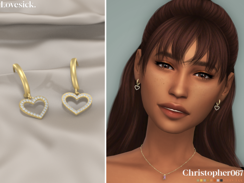 christopher067:L O V E S I C K / necklaces + earringshello! :) today I have a super cute set with a 