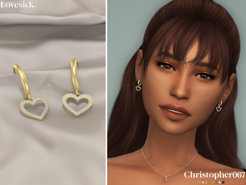 christopher067:L O V E S I C K / necklaces + earringshello! :) today I have a super cute set wi