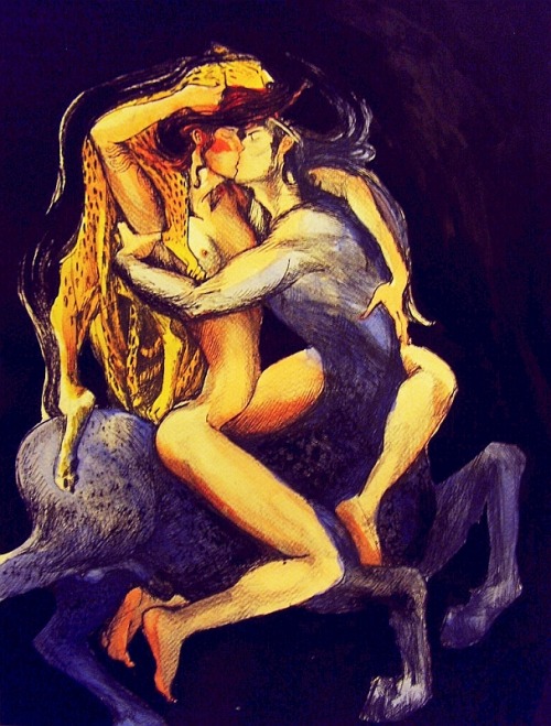 Juliusz Lewandowski (Martwy) (Polish, *1977)Bacchante and Centaur